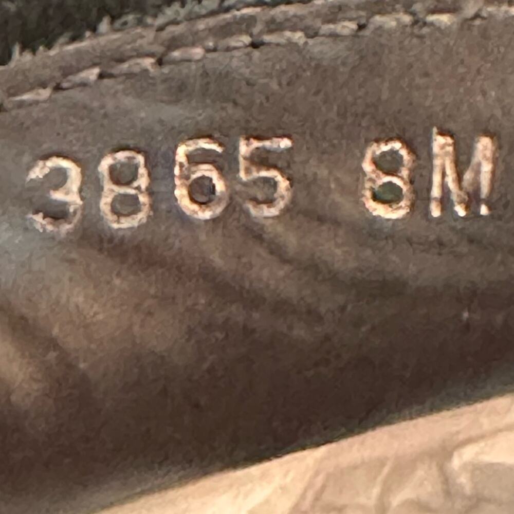 Brighton Memoir Black Suede Loafer Chocolate Whipstitching Silver Heart Size 8 M - Picture 8 of 8